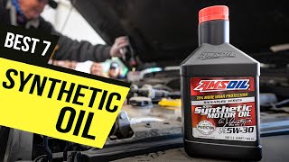 TOP 7 BEST Synthetic Oil 2021  Fully Synthetic Motor Oils [upl. by Jodi641]