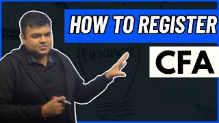 How to register for CFA [upl. by Babb]