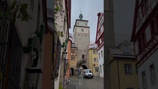 Walking the Historic Rothenburg ob der Tauber City Walls [upl. by Ailemrac627]