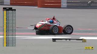 Stolcermanis crash Aftermath F4 UAE Dubai R5 Race 3 [upl. by Ferrigno529]