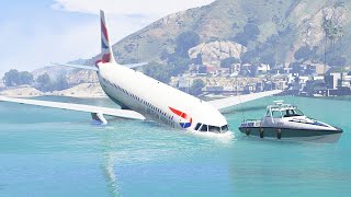 Emergency landing Turbulent Approach And hard Landing in Florida On lair Boeing 777300 [upl. by Ik]