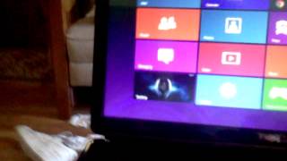 Windows 8 Boot Up On Dell Inspiron 1545 [upl. by Gnep]