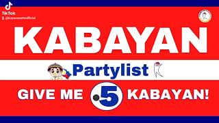 KABAYAN PARTYLIST 2022 JINGLE [upl. by Yared33]