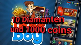 💎10 Diamanten und 1000 coins 💎🔥lootboy Codes Lootboycodes [upl. by Lyrradal571]