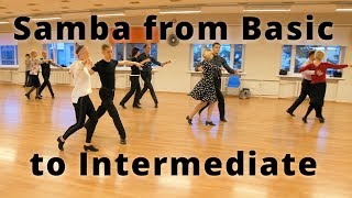 Workshop  Samba from Basic to Intermediate  Dance Exercises Steps and Tips [upl. by Anaiv38]