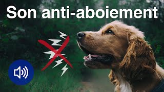 Son AntiAboiement pour Chiens  Son à Haute Fréquence Inaudible Non compatible avec iPhone [upl. by Berkow]