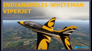 Indianapolis KTYQ to Whiteman AFB KSZL  Viperjet  XPlane 12 [upl. by Ettennyl]