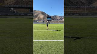 Smooth 50 yard field goal collegefootball football fieldgoal nfl [upl. by Lavoie]