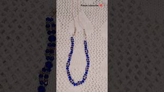 Beads necklace making at home fashion diy shorts trending beads reels handmade necklace [upl. by Netsirhc]