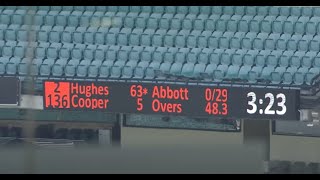 Phil Hughes last innings footage  NSW VS SA 2014  Sean Abbott [upl. by Assenev]