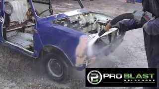 Sandblasting Truck Hire  Paint Removal from Pro Blast Melbourne [upl. by Erleena]