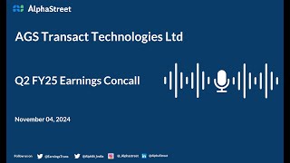 AGS Transact Technologies Ltd Q2 FY202425 Earnings Conference Call [upl. by Llerad]