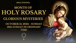 13 OCT 2024  HOLY ROSARY  GLORIOUS MYSTERIES  PRAYING TOGETHER 🙏🏻 [upl. by Graner562]