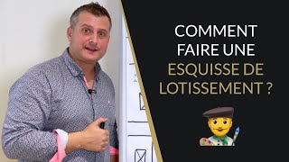 🟢 Comment faire une Esquisse de LOTISSEMENT  Cadastre [upl. by Richy]