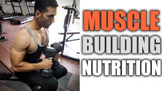 HOW MUCH PROTEIN CARBS AND FATS YOU NEED TO BUILD MUSCLE   IN HINDI [upl. by Alil933]