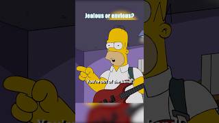 Jealousy and envy are sometimes hard to distinguish shorts funny simpsons [upl. by Anival]