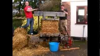 Traditional West Country cider making using straw [upl. by Glenden506]