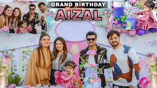 AIZAL KI GRAND BIRTHDAY CELEBRATION 😍Uncle Ny Areeb Ki Bisti Ker De 😂Sab Ka Pink Gari Py Reaction🩷 [upl. by Sirromad635]