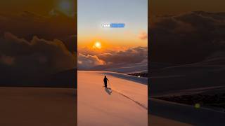 Every skier needs this🎿❄️🎶peaksound skimountain music sunset [upl. by Deirdra]