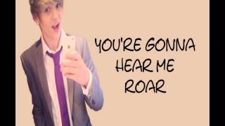 Daniel J Roar Cover with lyrics [upl. by Airdnassac]