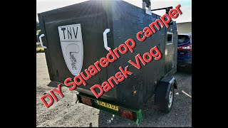 DIY Squaredrop camper Vlog E6 Dansk [upl. by Hajan]