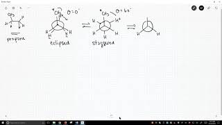 conformation propane [upl. by Morvin]