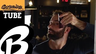 Professional Beard Trimming Tips  Adam Gore Barberology TUBE [upl. by Aekim439]