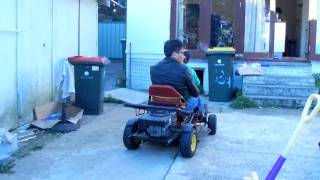 my wolf garten Go Kart lawn mower [upl. by Naghem]