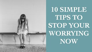 Cant Stop Worrying 10 Simple Tips To Relieve Your Anxiety Now I The Speakmans [upl. by Hertberg]