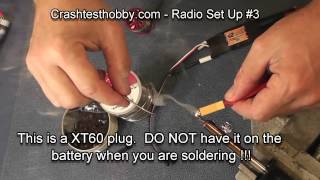 How to solder RC ESC motor battery no music 3 [upl. by Adah82]