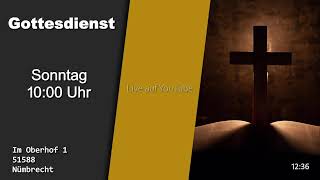 Gottestdienst FCGHarscheid  Live 🔴  03112024 [upl. by Yrallam]