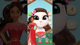 Elena Avalor 😺🐆 Makrover My talking Angela 2 🚀🌱🌟 mytalkingangela2 elsadressup music elsaplaysmy [upl. by Durante]