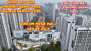 Vành đai 3 TPHCM sau nửa năm thi công Vincom Mega Mall sắp về đíchToàn cảnh Vinhomes Grand Park [upl. by Kantos]