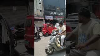 1 seater electric car 😂😂  music viralshorts youtubeindia youtubeshorts entertainment sub [upl. by Ecirtel913]