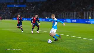 SSC NAPOLI VS GENOA CF  PES 21 GAMEPLAY [upl. by Nylsor]