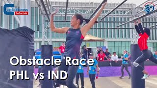 SEA Games Philippines Athlete Dominates Indonesian Athlete in the Obstacle Race [upl. by Cyrus]