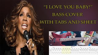 Gloria Gaynor  Cant take my eyes off you BASS COVER with Tabs and Sheet [upl. by Sello656]