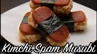 Kimchi Spam Musubi [upl. by Eerdna]