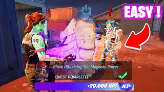 Smart Method Block Hits Using The Magneto Power Fortnite [upl. by Edie]