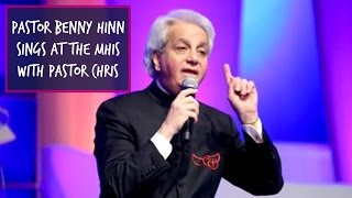 Pastor Benny Hinn sings in Nigeria with Pastor Chris  How Great Thou Art [upl. by Burack793]