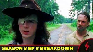 Walking Dead  WHAT HAPPENED TO CARL  8x08 MID SEASON FINALE Breakdown [upl. by Eylatan422]