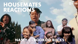 Nasty C Lil Gotit Lil Keed  Bookoo Bucks  Housemates Reactions [upl. by Olney612]