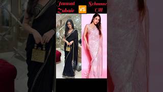 jannatzubair 🆚 sehnaazgill comparison shorts biography lifestyle [upl. by Elleirbag]