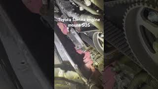 toyota timing belt replacement job engine mount corrosion seized sendhelp auto automobile fyp [upl. by Tate]