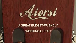 Aiersi vintage finish tricone resonator guitar video from happy customer [upl. by Ayotyal]