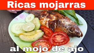 Como hacer mojarras al mojo de ajo [upl. by Wilfreda]