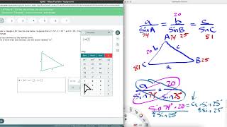 106 the Law of Sines and Law of Cosines IM II [upl. by Ressler]