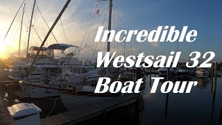 Incredible Westsail 32 Boat Tour [upl. by Maziar511]