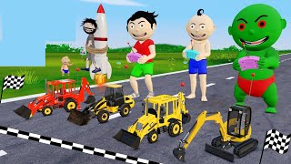 Pagal Bittu Sittu Aur Chirkut Ep 50  Toy Jcb Wala Cartoon  Jcb Tractor Cartoon  Gadi Wala Cartoon [upl. by Loren821]