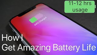 How I Get Amazing iPhone Battery Life [upl. by Annoval559]